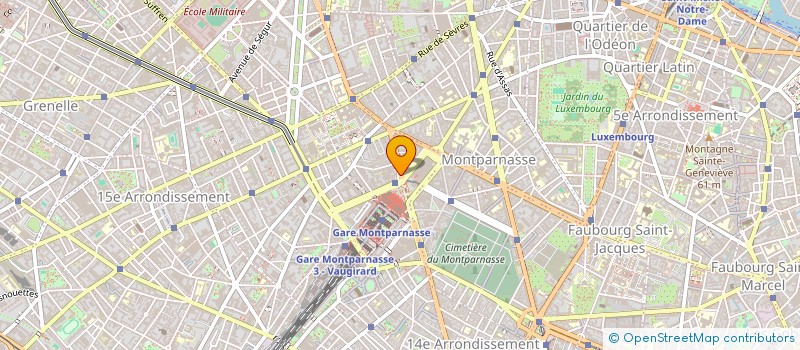 localisation de l'entreprise ACB  PARIS