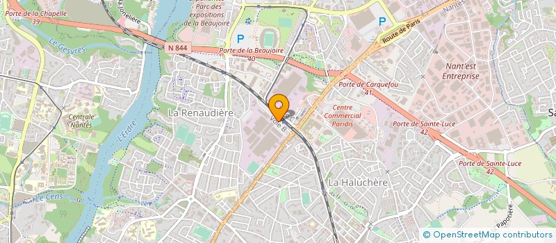 localisation de l'entreprise ACB à NANTES
