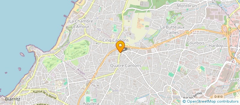 localisation de l'entreprise ACB à ANGLET