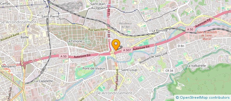 localisation de l'entreprise ACB à MARSEILLE