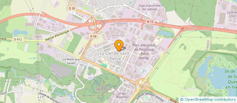 localisation de l'entreprise ACB  ELANCOURT