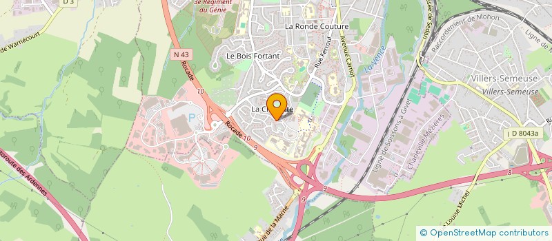 localisation de l'entreprise ACB à CHARLEVILLE-MEZIERES
