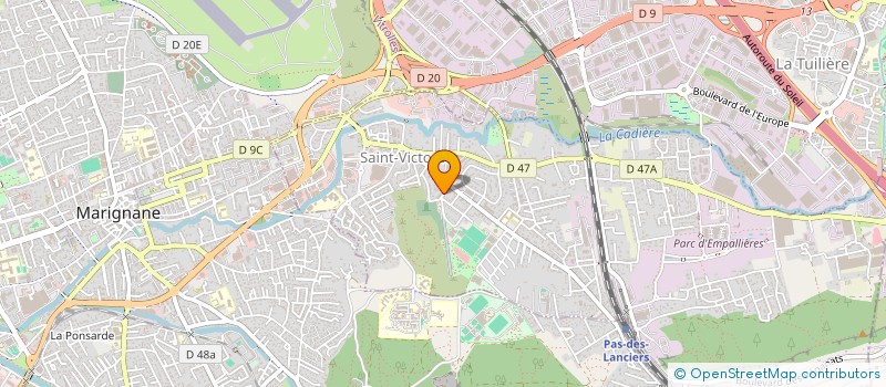 localisation de l'entreprise ACB ARCHI  CHATEAUNEUF-LES-MARTIGUES