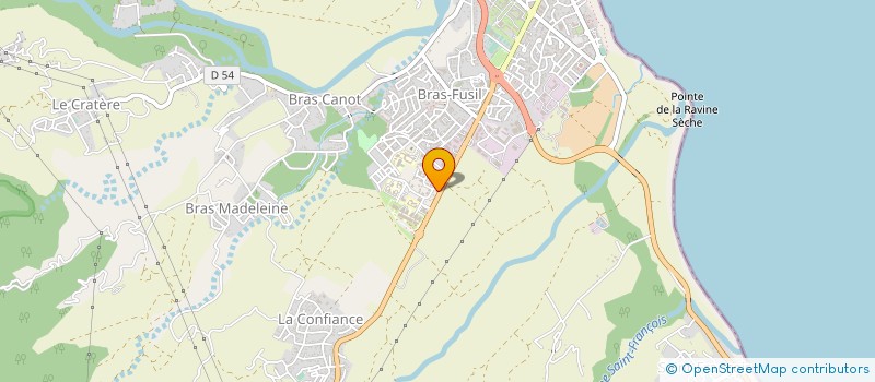 localisation de l'entreprise ACB AUTO CONTROLE BENEDICTIN à SAINT-BENOIT