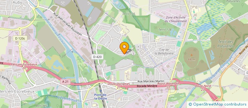 localisation de l'entreprise ACB CLIM  AUBY