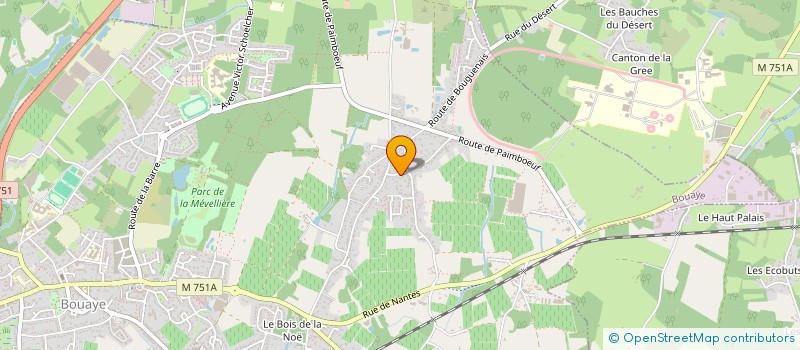 localisation de l'entreprise ACB DEV  BOUAYE