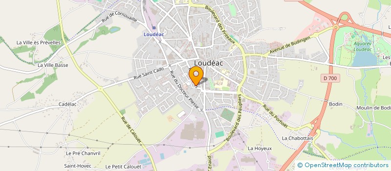 localisation de l'entreprise ACB DISTRIBUTION à LOUDEAC