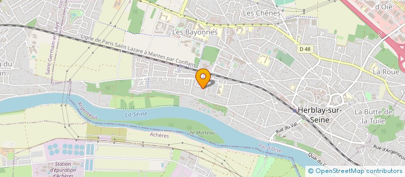localisation de l'entreprise ACB ENGINEERING à HERBLAY-SUR-SEINE