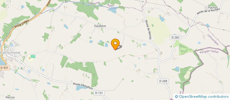 localisation de l'entreprise ACB IMMO  LAMONTJOIE