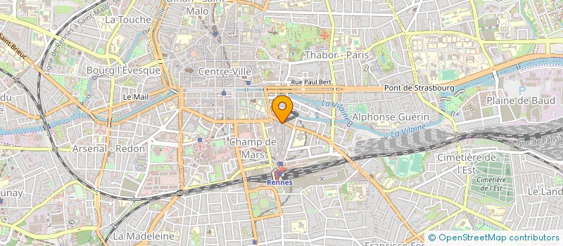 localisation de l'entreprise ACB IMMOBILIER  RENNES