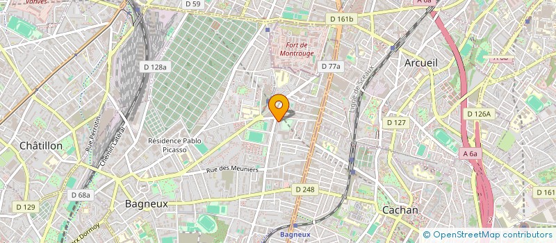 localisation de l'entreprise ACB INVEST à BAGNEUX