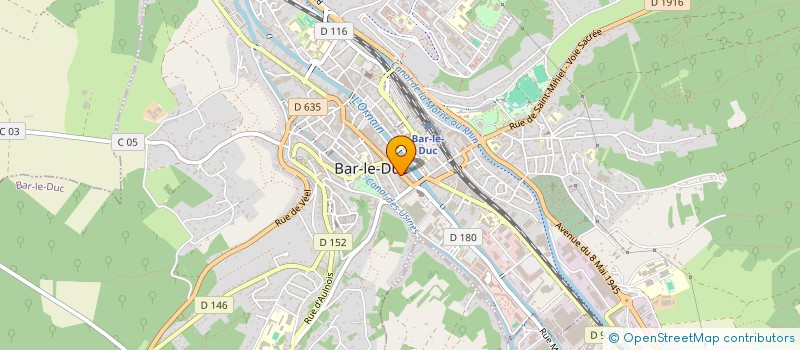 localisation de l'entreprise ACB MATERIAUX à BAR-LE-DUC