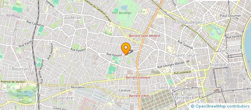 localisation de l'entreprise ACB MEDIA à BORDEAUX