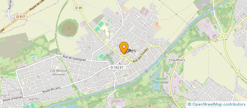 localisation de l'entreprise ACB RENOV HABITAT  HARNES