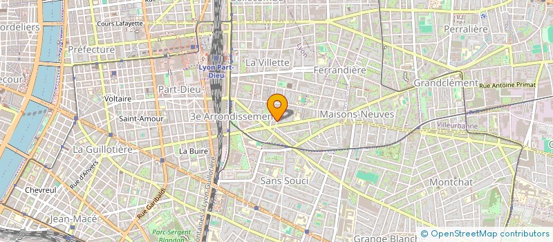 localisation de l'entreprise ACB STRUCTURES  LYON