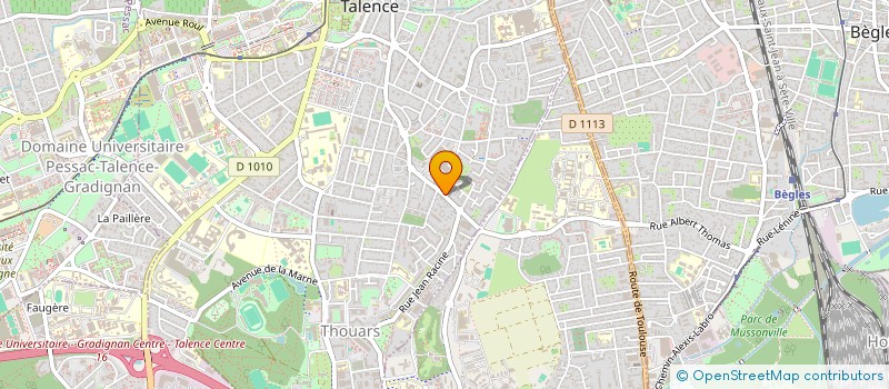 localisation de l'entreprise ACB TALENCE  TALENCE