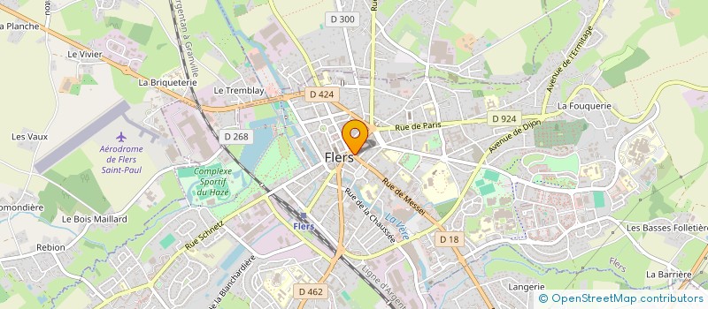 localisation de l'entreprise ACB4 à FLERS