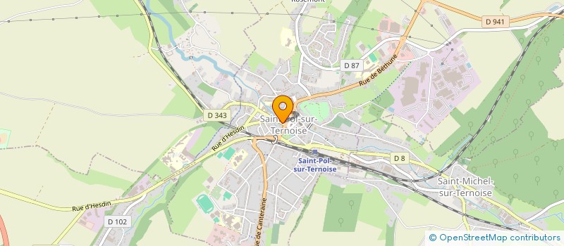 localisation de l'entreprise ACBC  SAINT-POL-SUR-TERNOISE