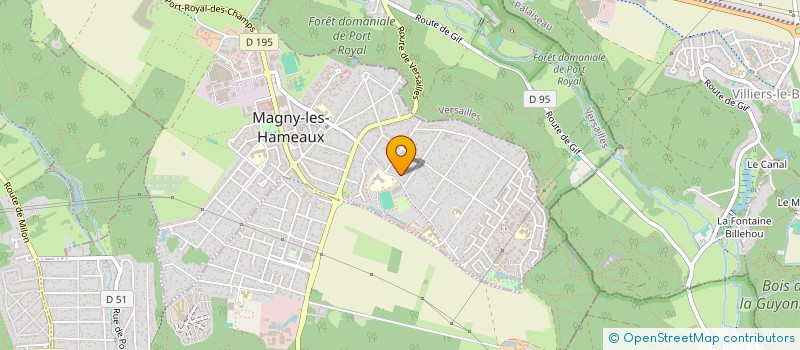 localisation de l'entreprise ACBC BELLEVUE  MAGNY-LES-HAMEAUX