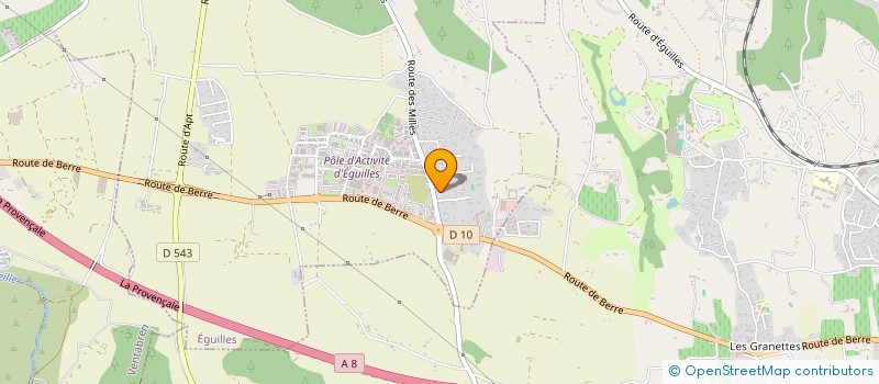 localisation de l'entreprise ACBC IMMO  EGUILLES