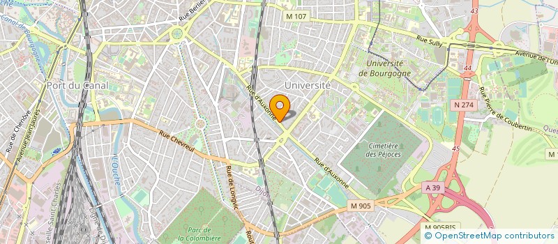 localisation de l'entreprise ACBE à DIJON