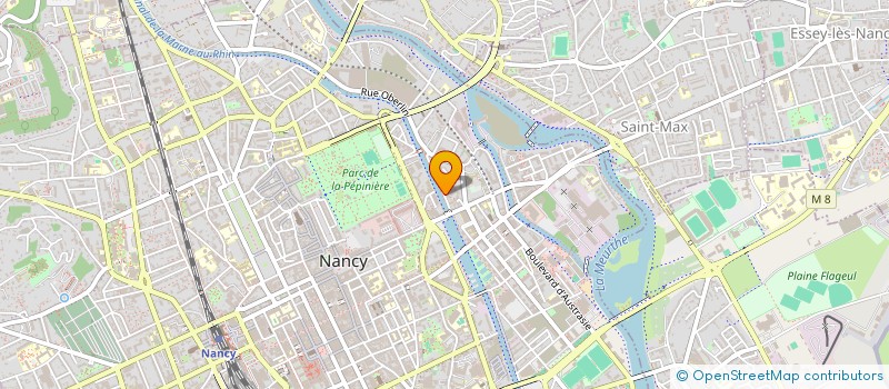 localisation de l'entreprise ACBF  NANCY