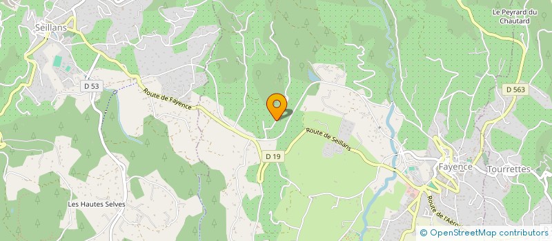 localisation de l'entreprise ACBG 2017  FAYENCE