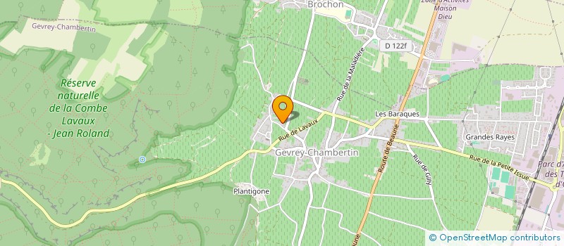 localisation de l'entreprise ACBG  GEVREY-CHAMBERTIN