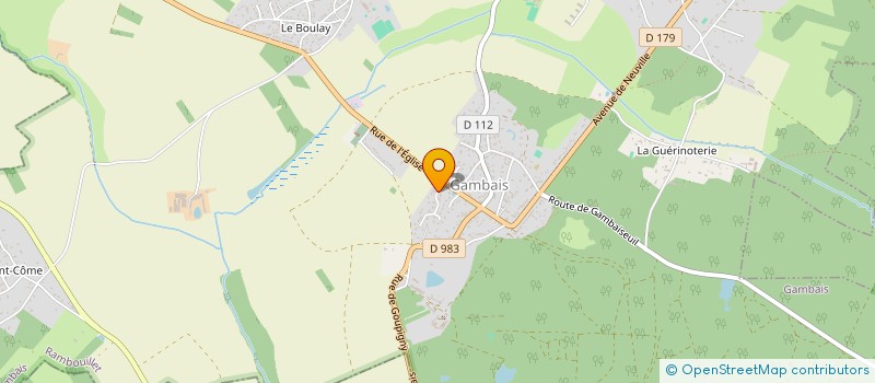 localisation de l'entreprise ACBG CONSULTING  GAMBAIS