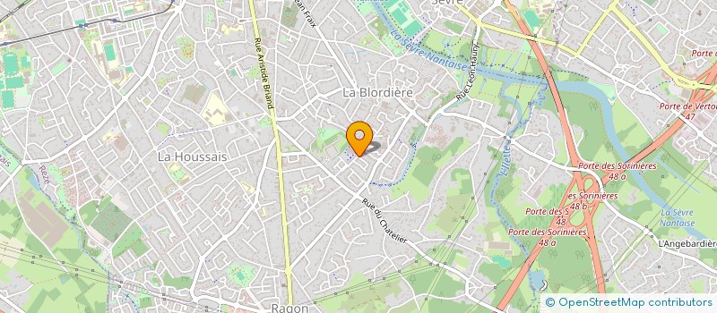 localisation de l'entreprise ACBH à REZE