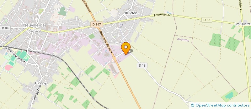 localisation de l'entreprise ACBN  NEUVILLE-DE-POITOU