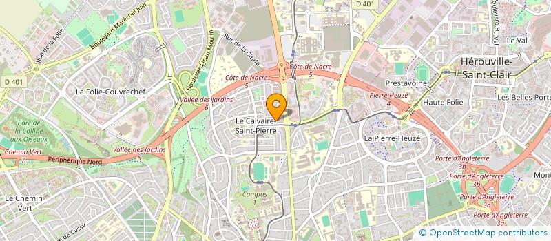localisation de l'entreprise ACBR à CAEN