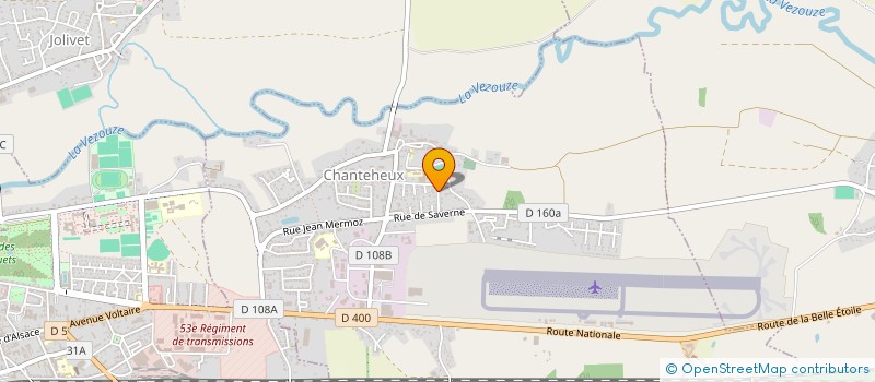 localisation de l'entreprise ACBR  CHANTEHEUX