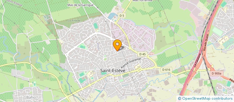 localisation de l'entreprise ACBS à SAINT-ESTEVE