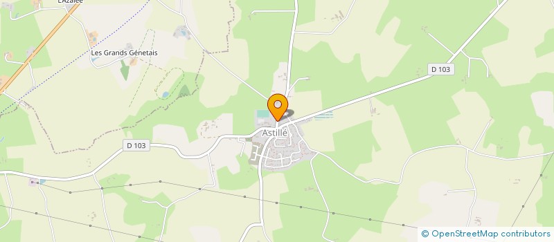 localisation de l'entreprise ACBT  ASTILLE