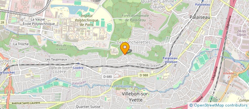 localisation de l'entreprise ACBV à PALAISEAU