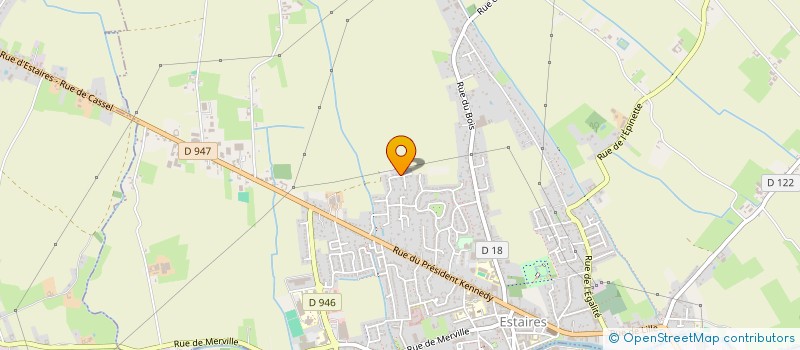 localisation de l'entreprise ACBWA  ESTAIRES