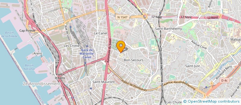 localisation de l'entreprise ACC à MARSEILLE