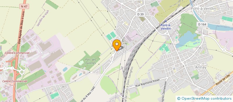 localisation de l'entreprise ACC  VENDIN-LE-VIEIL