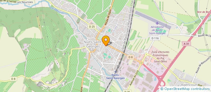 localisation de l'entreprise ACC  NUITS-SAINT-GEORGES