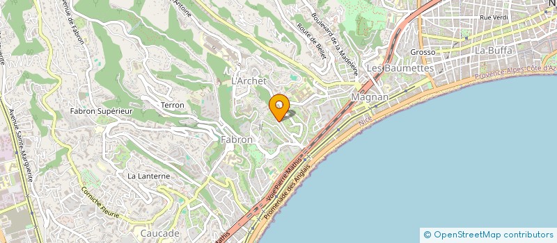 localisation de l'entreprise ACC à NICE
