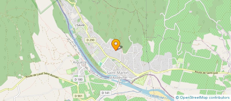 localisation de l'entreprise ACC à SAINT-MARTIN-D'ARDECHE