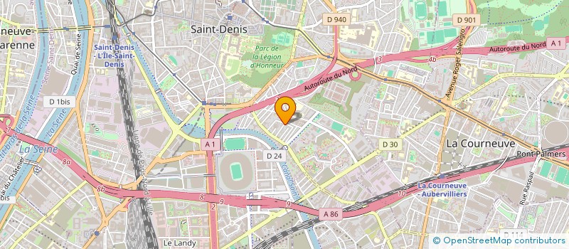 localisation de l'entreprise ACC à SAINT-DENIS