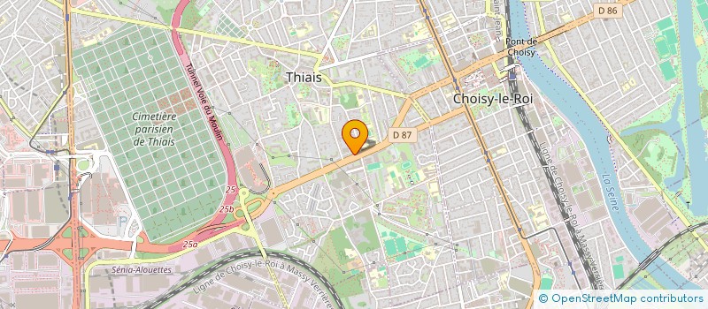 localisation de l'entreprise ACC-ACACIA  THIAIS