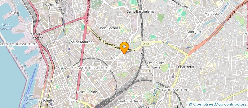 localisation de l'entreprise ACC'AIDER à MARSEILLE