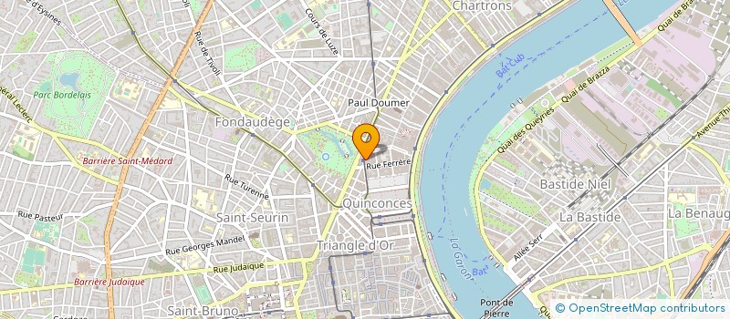 localisation de l'entreprise ACC - AQUITAINE CONSEIL & COURTAGE à BORDEAUX