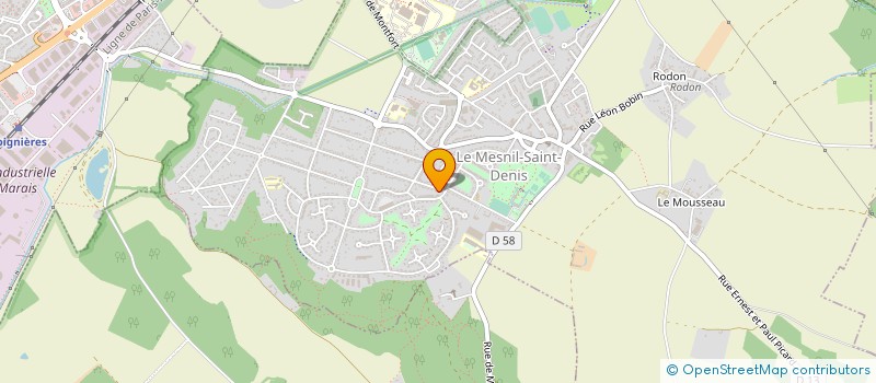 localisation de l'entreprise ACC CONSEILS à LE MESNIL-SAINT-DENIS