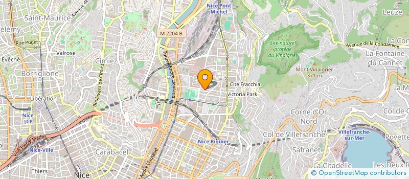 localisation de l'entreprise ACC DISTRIBUTION à NICE
