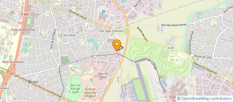 localisation de l'entreprise ACC DISTRIBUTION  BRON