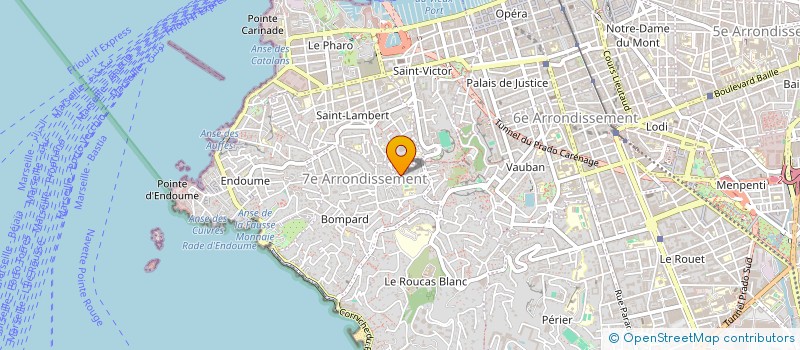 localisation de l'entreprise ACC GLACIAL à MARSEILLE